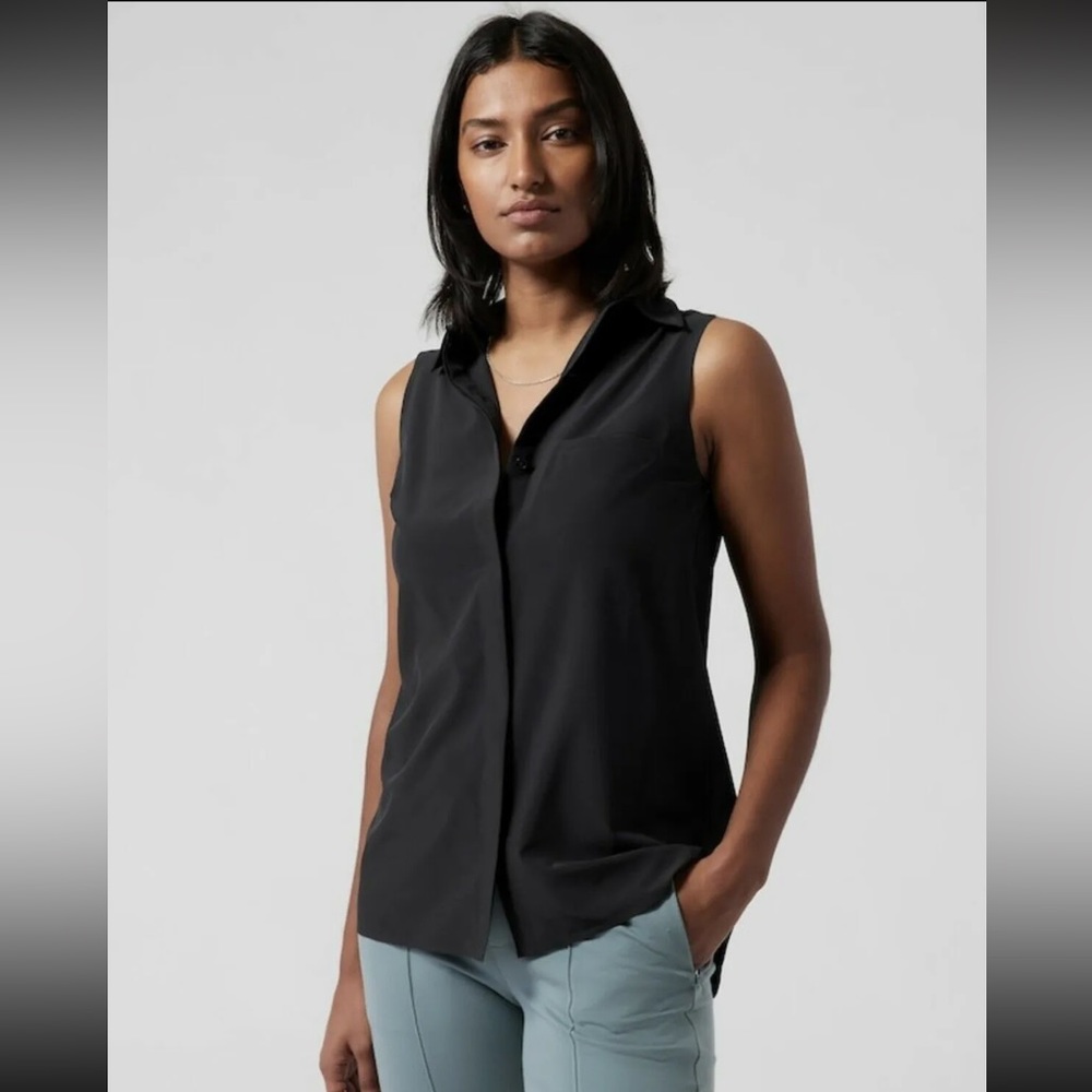 Athleta Camisole Urbanite II Tank, Size XS Petite, Black